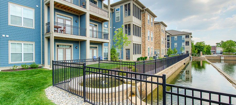 Exterior shot of One One Six Apartments' building